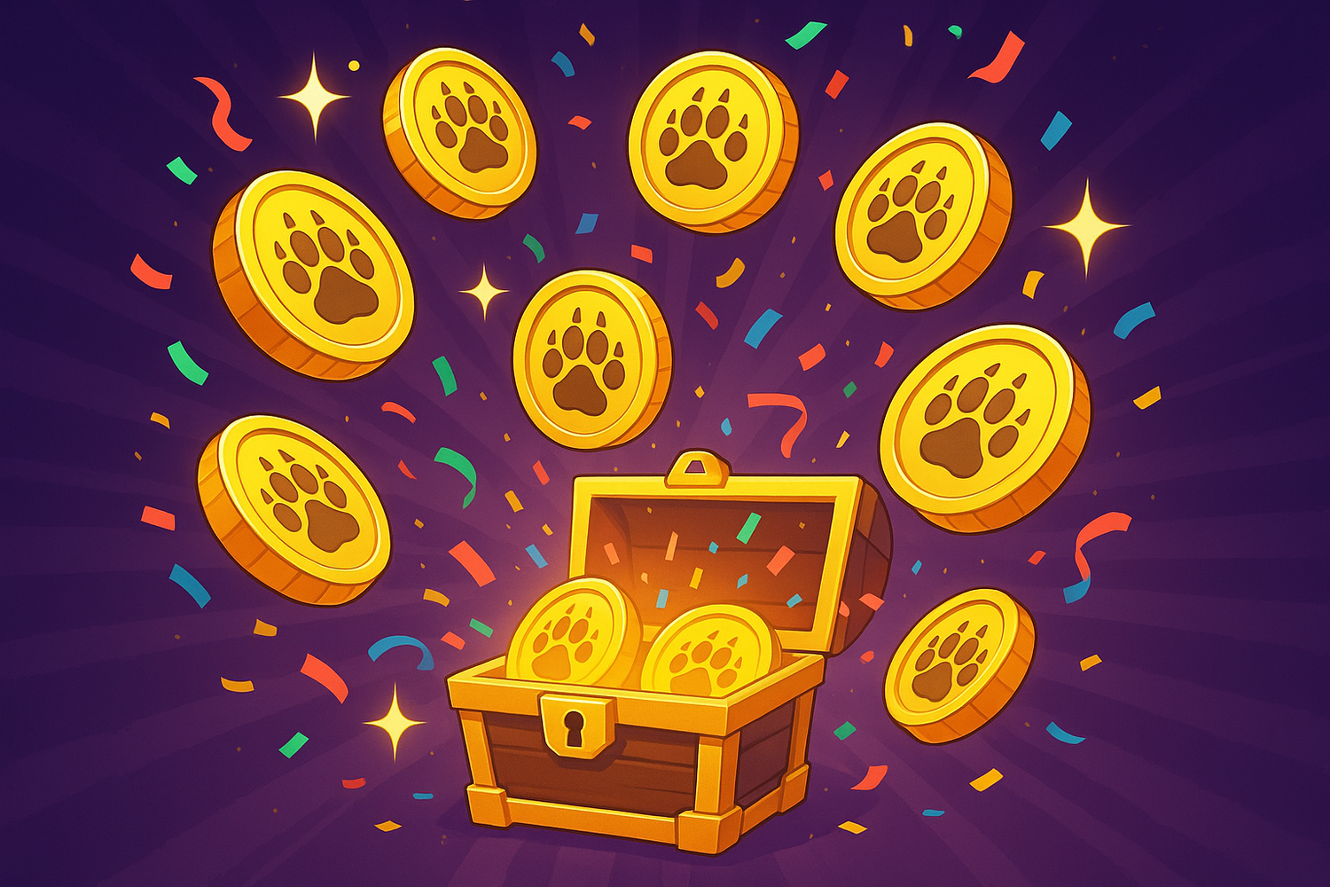 Concepto de animación de recolección de puntos